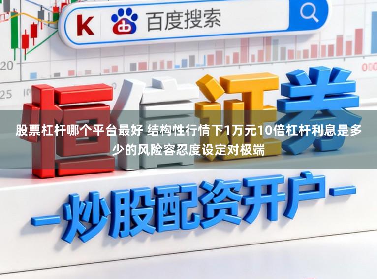 股票杠杆哪个平台最好 结构性行情下1万元10倍杠杆利息是多少的风险容忍度设定对极端