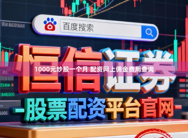 1000元炒股一个月 配资网上佣金费用查询